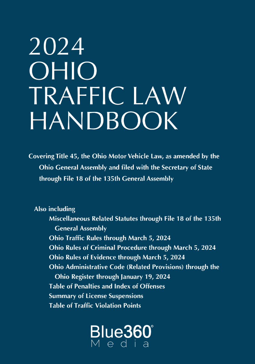 Ohio Traffic Law Handbook: 2024 Edition