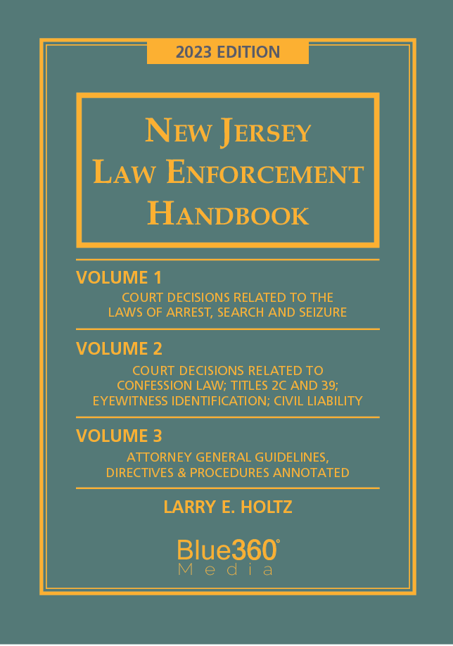 New Jersey Law Enforcement Handbook - 2023 Edition