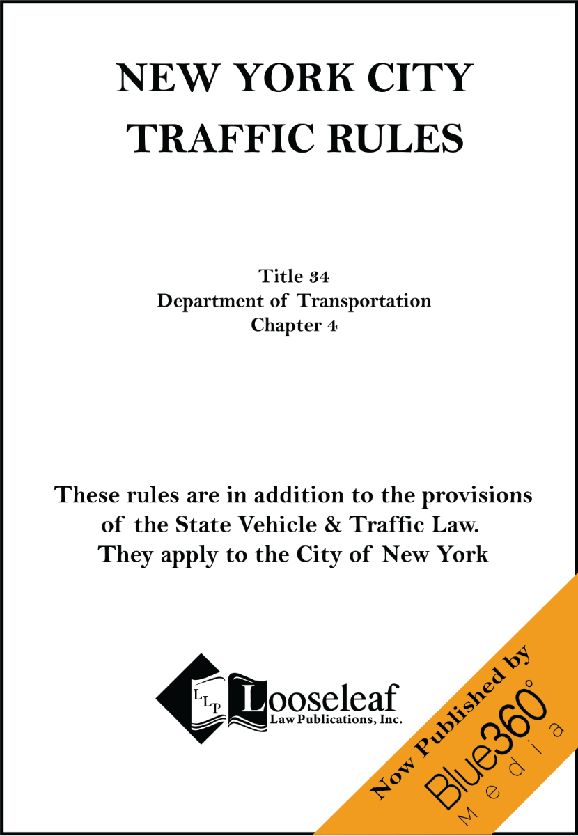 New York City Traffic Rules - 2022 Edition