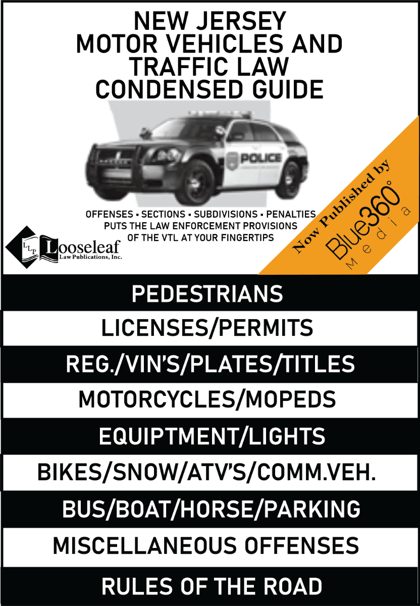 New Jersey Motor Vehicle Law Condensed Guide - 2022 Edition