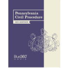 Pennsylvania Civil Procedure Manual 2022 Edition