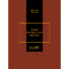 Texas Juvenile Law Manual 2023-2024 Edition