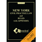 New York Civil Practice Law & Rules with Appendix - 2023 Edition