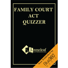 New York Family Court Act Quizzer - 2022 Edition
